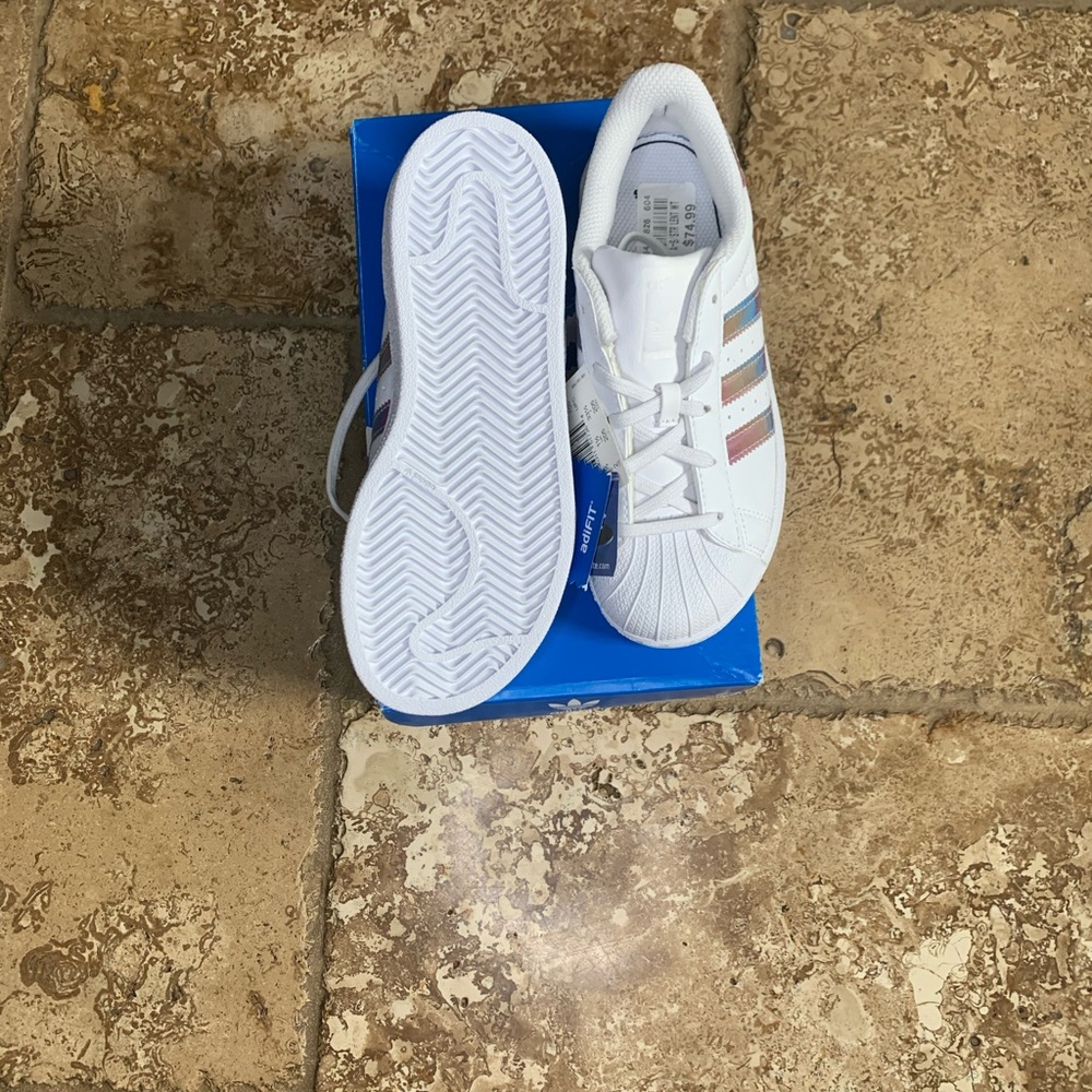 Adidas holographic sneakers (shell toe)
